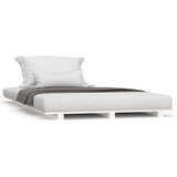 Posteljni okvir bel 75x190 cm trdna borovina, (20725744) | Shoptok.si