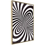  Poster - Black and White Swirl 20x30 Cijene
