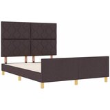  Krevetna konstrukcija Tamno smeđa 140 x 190 cm tkanina | shoptok.hr