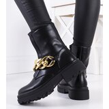 D/CEO Black patent leather insulated boots Campi Cijene