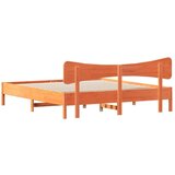 vidaXL Okvir kreveta bez madraca voštano smeđi 200x200 cm od borovine | shoptok.hr