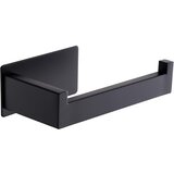 INF Self-Adhesive Stainless Steel Toilet Paper Holder No-Drill Wall Mounted Matte Black Black, (5000158415) | Shoptok.si