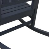 vidaXL vrtna ljuljačka stolica Tamnoplava 70x92x108 cm HDPE | shoptok.hr
