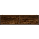 TV ormarić s LED svjetlima boja dimljenog hrasta 100X35,5x25 cm | shoptok.hr