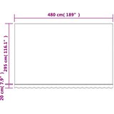  Zamjenska tkanina za tendu crveno-bijela prugasta 5 x 3 m | Eponuda.ba