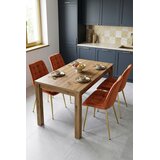  BERA stolica - bakreni baršun / zlatne noge x 1 | shoptok.hr