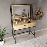 Hanah home modern L748 oak make-up table cene