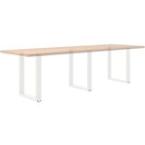  Noge za jedilno mizo v obliki črke U, 3 kosi, bele barve, 70 x (72-73) cm, jeklo | Shoptok.si