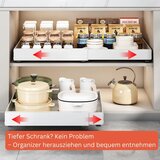 KiwiPower 2x izvlečni organizator za omaro 32–50 cm, črn | Shoptok.si