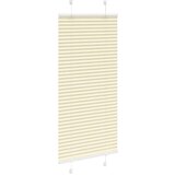 vidaXL Plisirana roleta krem 55x150 cm širina tkanine 54,4 cm | shoptok.hr