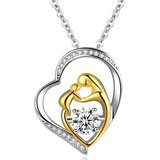 Ogrlica AU-28879 - Srebrna / Zlatna KP28879 | Shoptok.si
