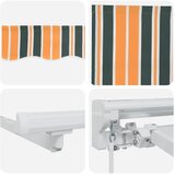  Ručno sklopiva tenda Zelena i žuta 5 x 3 m | shoptok.hr