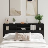  Glava kreveta s ormarićem Zidne Crni hrast 180 x 19 x 103,5 cm | shoptok.hr