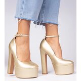 D/CEO marka niezdefiniowana Gold high heel pumps Felida | Shoptok.si