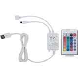  Posteljni okvir LED sivo umetno usnje 90x200 cm, (20606327) | Shoptok.si