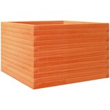  Vrtna sadilica voštano smeđa 70x70x45,5 cm masivna borovina | Eponuda.ba