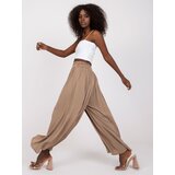 Och Bella Trousers-TW-SP-BI-81733.14-dark beige | Shoptok.si