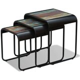 Komplet mizic 3 kosi trden predelan les, (20714277) | Shoptok.si