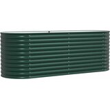  Povišena gredica Zelena 240 x 80 x 81 cm Čelik | shoptok.hr