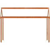 vidaXL Krov za dječji krevet voštano smeđi 207x80,5x151,5 cm borovina | shoptok.hr