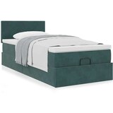  Okvir kreveta s madraca tamnozeleni 90x190cm baršunasti | shoptok.hr