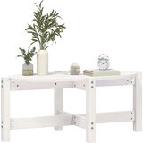  Stolić za kavu bijeli 87 x 48 x 35 cm od masivne borovine | Eponuda.com
