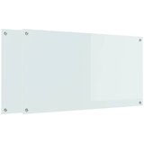  Kuhinjski zid 2 pcs Bijelo 110 x 60 cm Staklo otporno na udarce | Eponuda.com