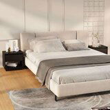 vidaXL noćni ormarići 2 kom crni 45 x 34 x 44 cm od iverice | shoptok.hr
