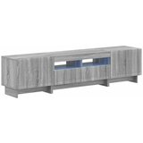  5-dijelni LED TV ormarić Siva Sonoma Konstruirano drvo - Siva Sonoma 81 cm Cijene