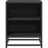  Noćni ormarići 2 kom crni 40x31x50 cm Konstruirano drvo i metal | shoptok.hr