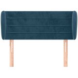  Uzglavlje s ušima tamnoplavo 93x23x78/88 cm baršunasto | Eponuda.com