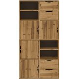  Bočni ormarići 4 kom ODDA 40x24x79 cm puno drvo bor | shoptok.hr