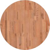vidaXL Mizna plošča Ø70x4 cm okrogla trdna bukovina | Shoptok.si