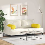  Valjkasti jastučići 2 pcs Žuta Ø 25 x 70 cm Kordura tekstil | Eponuda.com