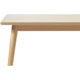 Unique Furniture Proširiv blagovaonski stol s pločom stola u dekoru hrasta u prirodnoj boji 190x90 cm Barrali – | shoptok.hr