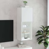vidaXL TV ormarić s LED svjetlima bijeli 40 5x30x102 cm | shoptok.hr