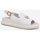 VINCEZA Women's leather sandals with decoration | Shoptok.si