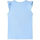  Dječja majica s volanima svjetloplava 92 | shoptok.hr