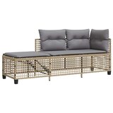  3-dijelni set kutne vrtnih sofa s jastucima bež od poliratana | shoptok.hr