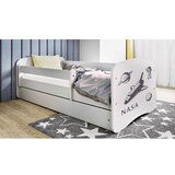  Drveni dečiji krevet nasa sa fiokom - beli - 180x80 cm | ePonuda.com