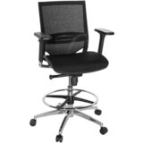 MID.YOU Vrtljivi Stol Top Work 78, Črna | Shoptok.si
