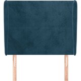  Uzglavlje s ušima tamnoplavo 93x23x118/128 cm baršunasto | Eponuda.ba