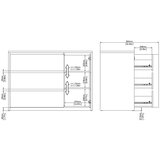 Tvilum Bijela komoda 119x84x48 cm Next – | shoptok.hr