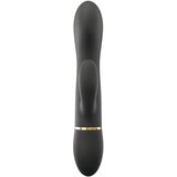 Dorcel Glam Rabbit - vibrator s paličico za polnjenje (črn) | Shoptok.si