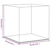  Kutija za izlaganje prozirna 30 x 30 x 30 cm akrilna | shoptok.hr