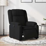  Električni naslonjač od tkanine crni | shoptok.hr