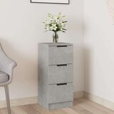  Komoda betonsko siva 30x30x70 cm konstruiran les, (20601393) | Shoptok.si