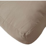  Paletni podni jastuk od tkanine 60x60x9,5 cm smeđe-sivi | shoptok.hr