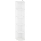  Kutna polica 5 razina 25 x 31 x 131 cm Konstruirano drvo | shoptok.hr