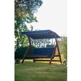 Hanah home Roma 2002 - Navy Blue Navy Blue Garden Triple Swing Chair